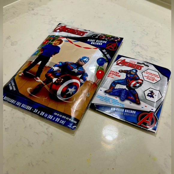 Marvel Avengers Captain America Balloon - Picture 7 of 8